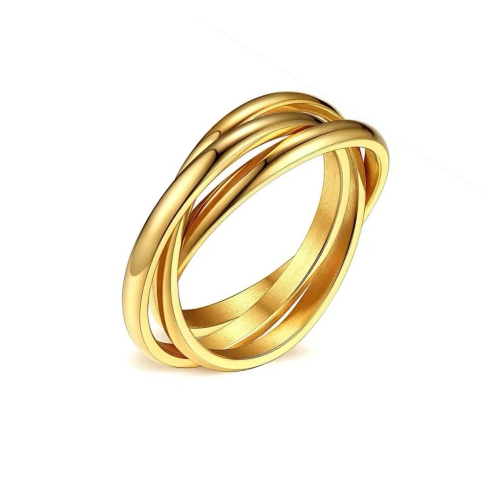 Louise Carter Gold Women's Ring Size 6 - Picture 2 of 3